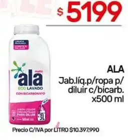 Nini Mayorista Ala jab.liq.p/ropa p/ diluir c/bicarb. oferta