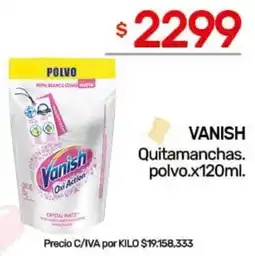 Nini Mayorista Vanish quitamanchas. polvo. oferta