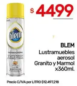 Nini Mayorista Blem lustramuebles aerosol granito y marmol oferta