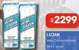 Nini Mayorista Lujan velas convencionales oferta