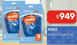 Nini Mayorista Make guantes vs.talles oferta