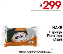Nini Mayorista Make esponja fibra lisa oferta