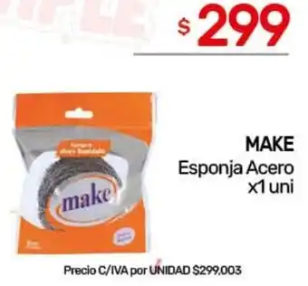 Nini Mayorista Make esponja acero oferta