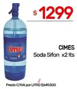 Nini Mayorista Cimes soda sifon oferta