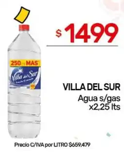Nini Mayorista Villa del sur agua s/gas oferta
