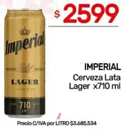 Nini Mayorista Imperial cerveza lata lager oferta