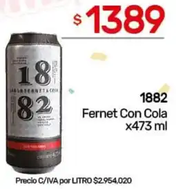 Nini Mayorista 1882 fernet con cola oferta
