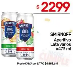 Nini Mayorista Smirnoff aperitivo lata varios oferta