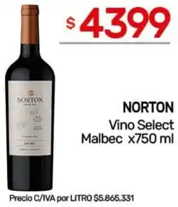 Nini Mayorista Norton vino select malbec oferta