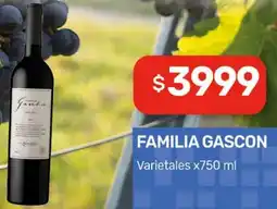 Nini Mayorista Familia gascon varietales oferta