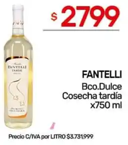 Nini Mayorista Fantelli bco.dulce cosecha tardía oferta