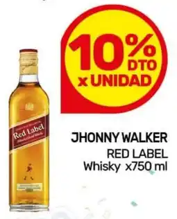 Nini Mayorista Jhonny walker red label whisky oferta