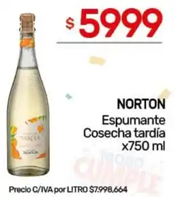 Nini Mayorista Norton espumante cosecha tardía oferta
