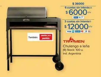 Carrefour Tromen Chulengo A Leña oferta