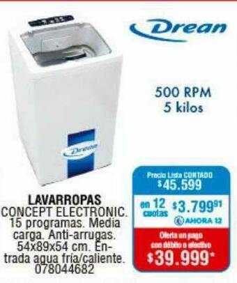 Perozzi Lavarropas oferta