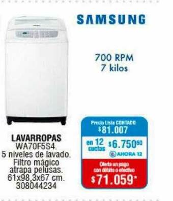 Perozzi Lavarropas oferta