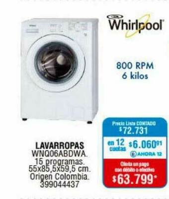 Perozzi Lavarropas oferta