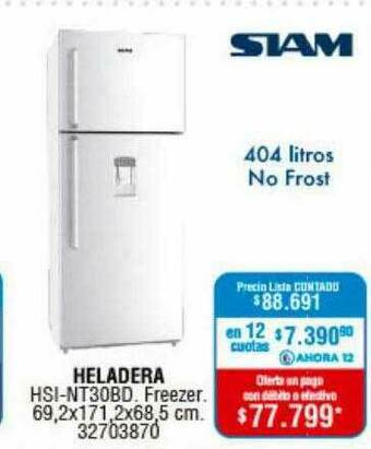 Perozzi Heladera oferta