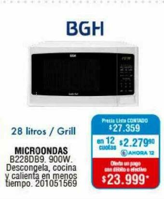 Perozzi Microondas oferta