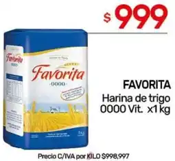 Nini Mayorista Favorita harina de trigo 0000 vit. oferta