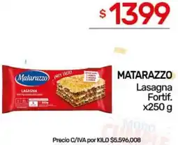 Nini Mayorista Matarazzo lasagna fortif. oferta