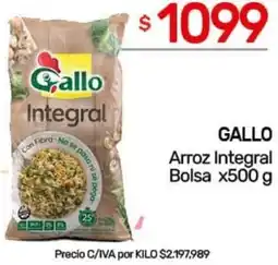 Nini Mayorista Gallo arroz integral bolsa oferta