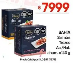 Nini Mayorista Bahia salmón trozos ac./nat. ahum. oferta