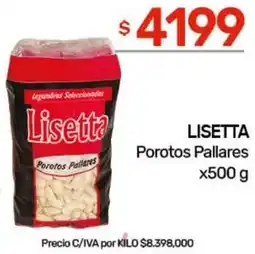 Nini Mayorista Lisetta porotos pallares oferta