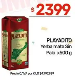 Nini Mayorista Playadito yerba mate sin palo oferta