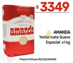 Nini Mayorista Amanda yerba mate suave especial oferta