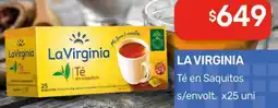 Nini Mayorista La virginia té en saquitos s/envolt. oferta
