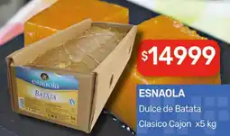 Nini Mayorista Esnaola dulce de batata clasico cajon oferta