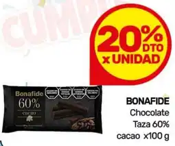 Nini Mayorista Bonafide chocolate taza 60% cacao oferta