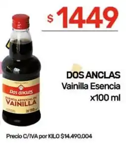 Nini Mayorista Dos anclas vainilla esencia oferta