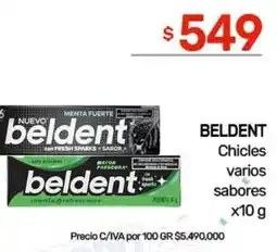 Nini Mayorista Beldent chicles varios sabores oferta