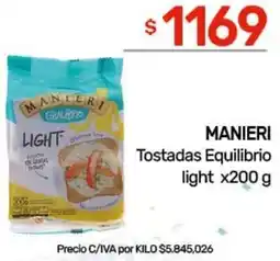 Nini Mayorista Manieri tostadas equilibrio light oferta