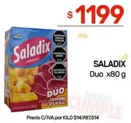 Nini Mayorista Saladix duo oferta