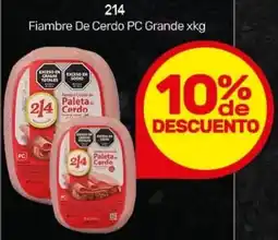 Nini Mayorista 214 fiambre de cerdo pc grande oferta