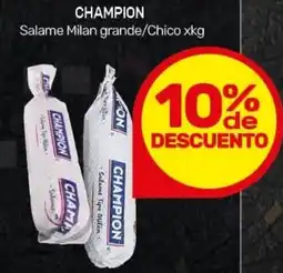Nini Mayorista Champion salame milan grande/chico oferta