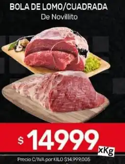 Nini Mayorista Bola de lomo/cuadrada de novillito oferta