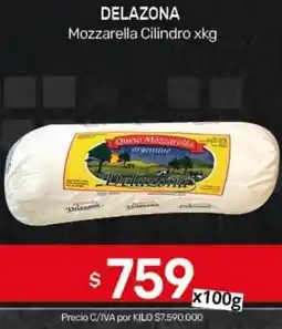 Nini Mayorista Delazona mozzarella cilindro oferta