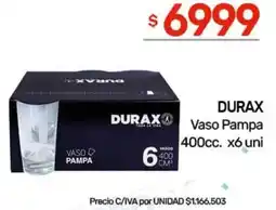 Nini Mayorista Durax vaso pampa oferta