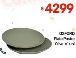 Nini Mayorista Oxford plato postre oliva oferta