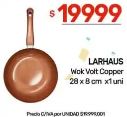 Nini Mayorista Larhaus wok volt copper oferta
