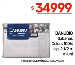 Nini Mayorista Danubio sabanas colors 100% alg. oferta
