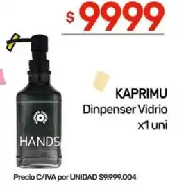 Nini Mayorista Kaprimu dinpenser vidrio oferta