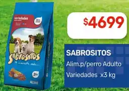 Nini Mayorista Sabrositos alim.p/perro adulto variedades oferta
