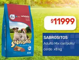 Nini Mayorista Sabrositos adulto mix car/pollo/ cerdo oferta
