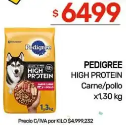 Nini Mayorista Pedigree high protein carne/pollo oferta