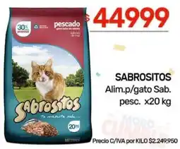 Nini Mayorista SABROSITOS Alim.p/gato Sab. pesc. oferta
